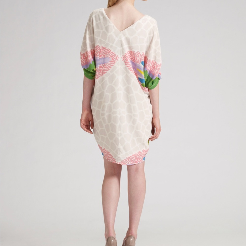 Tibi Calla Lily V-Neck Dress Size 0 WORN ONCE! - Picture 4 of 5